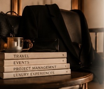 Travel and event planning editorial scene